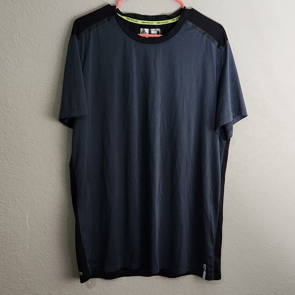 RBX Shirt Mens Size XL Running X-Train Performance Black Gray Athletic
